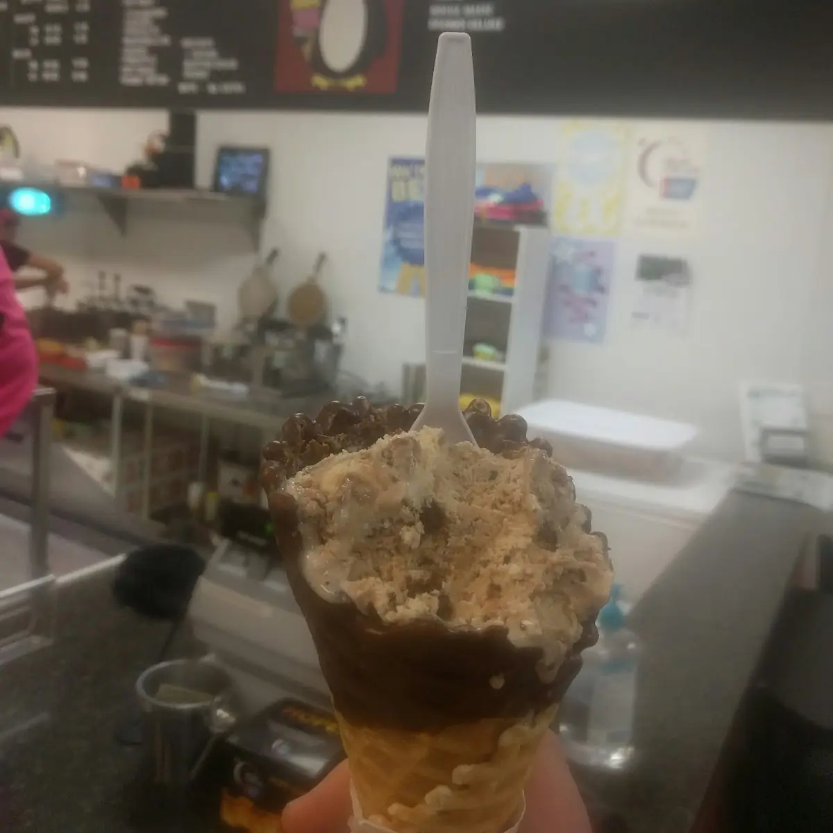 Dipped Waffle Cone