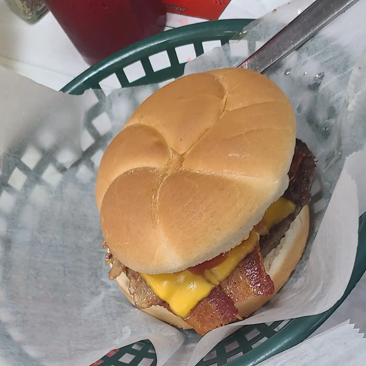 Bacon Angus Cheeseburger with Fries