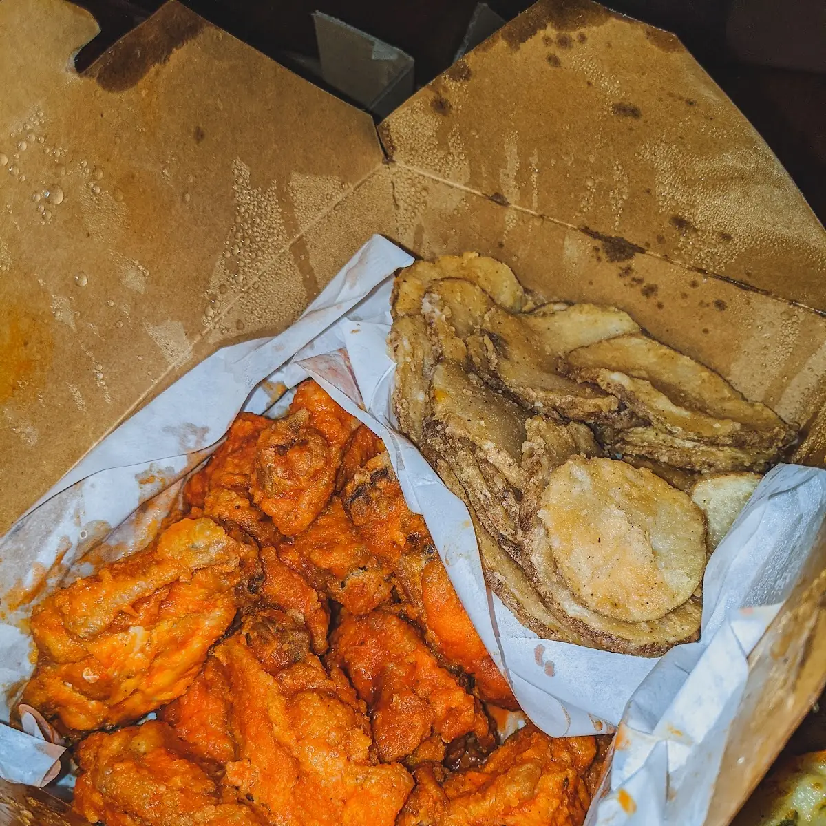 Wings and Potato Chips