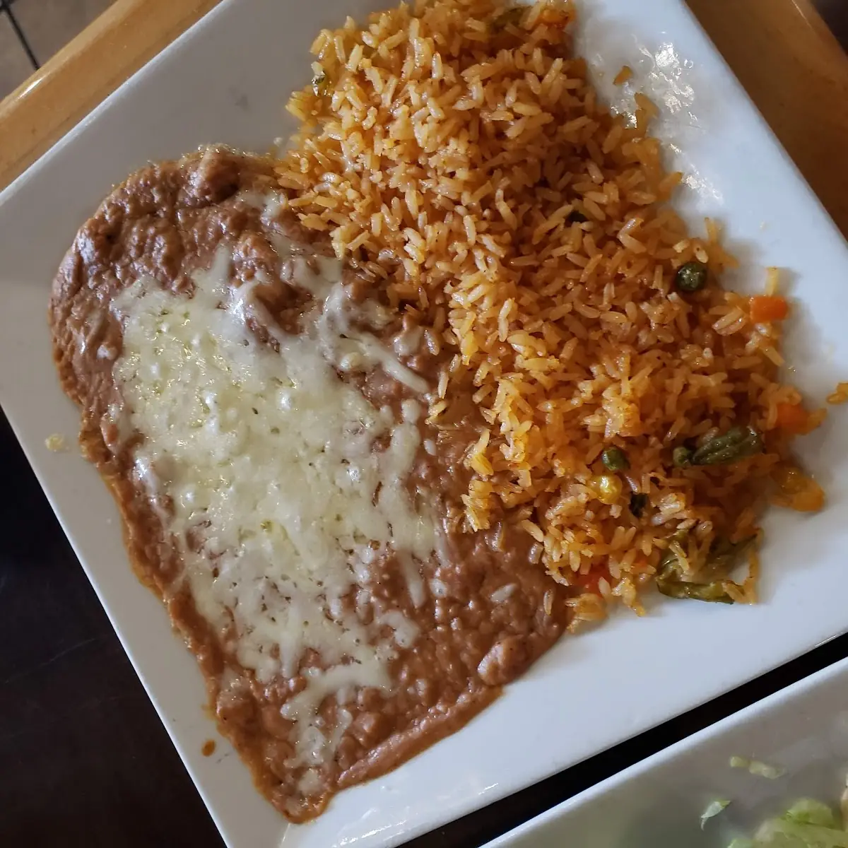 1 Enchilada Rice and Refried Beans Kids