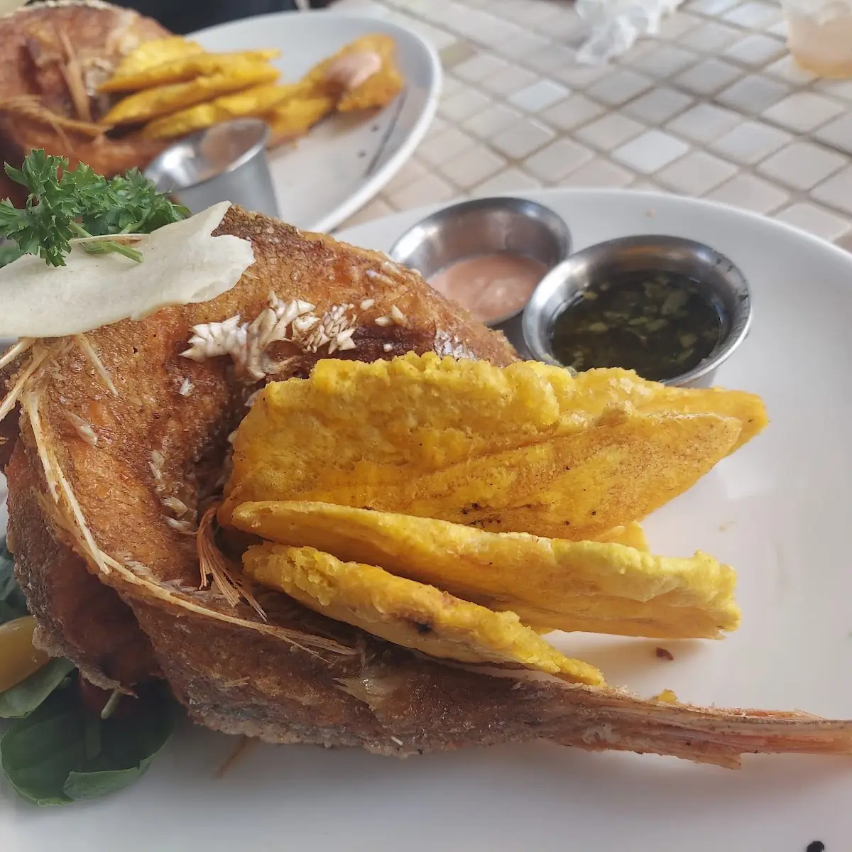Fried Fish & Tostones