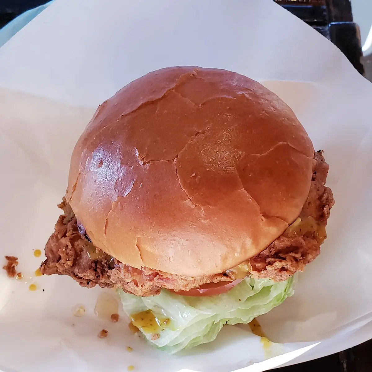 Fried Chicken Burger