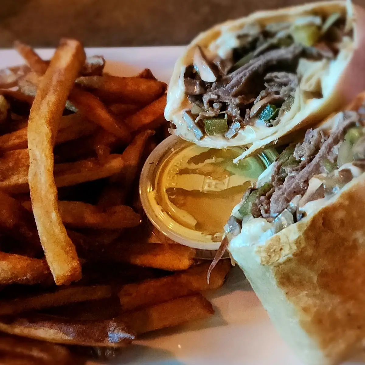 Philly Cheesesteak Wrap