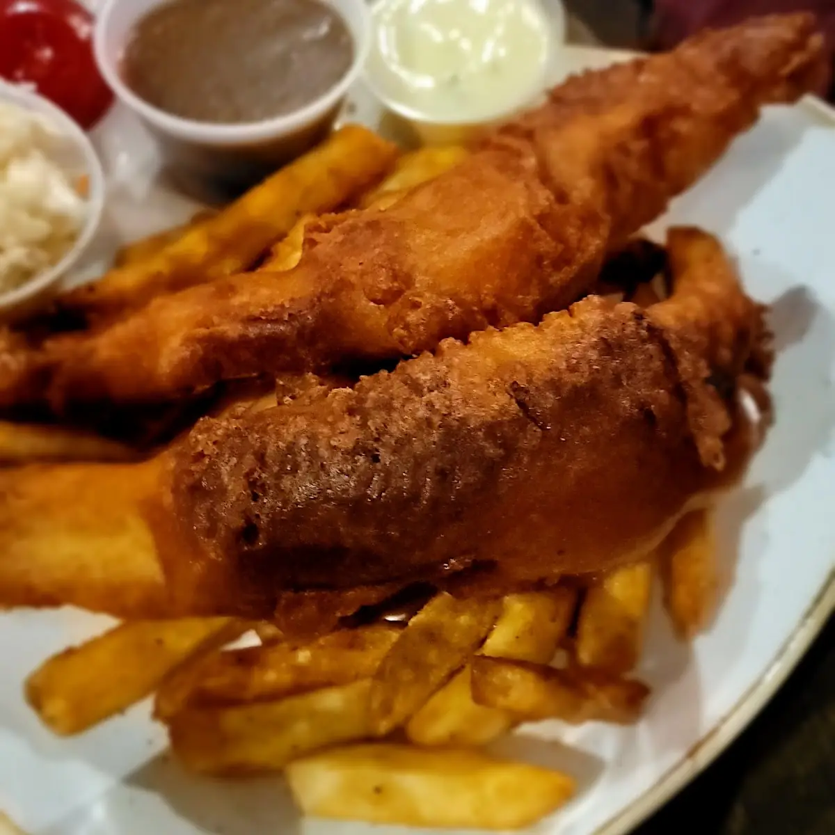 Beer Battered Haddock Fish & Chips