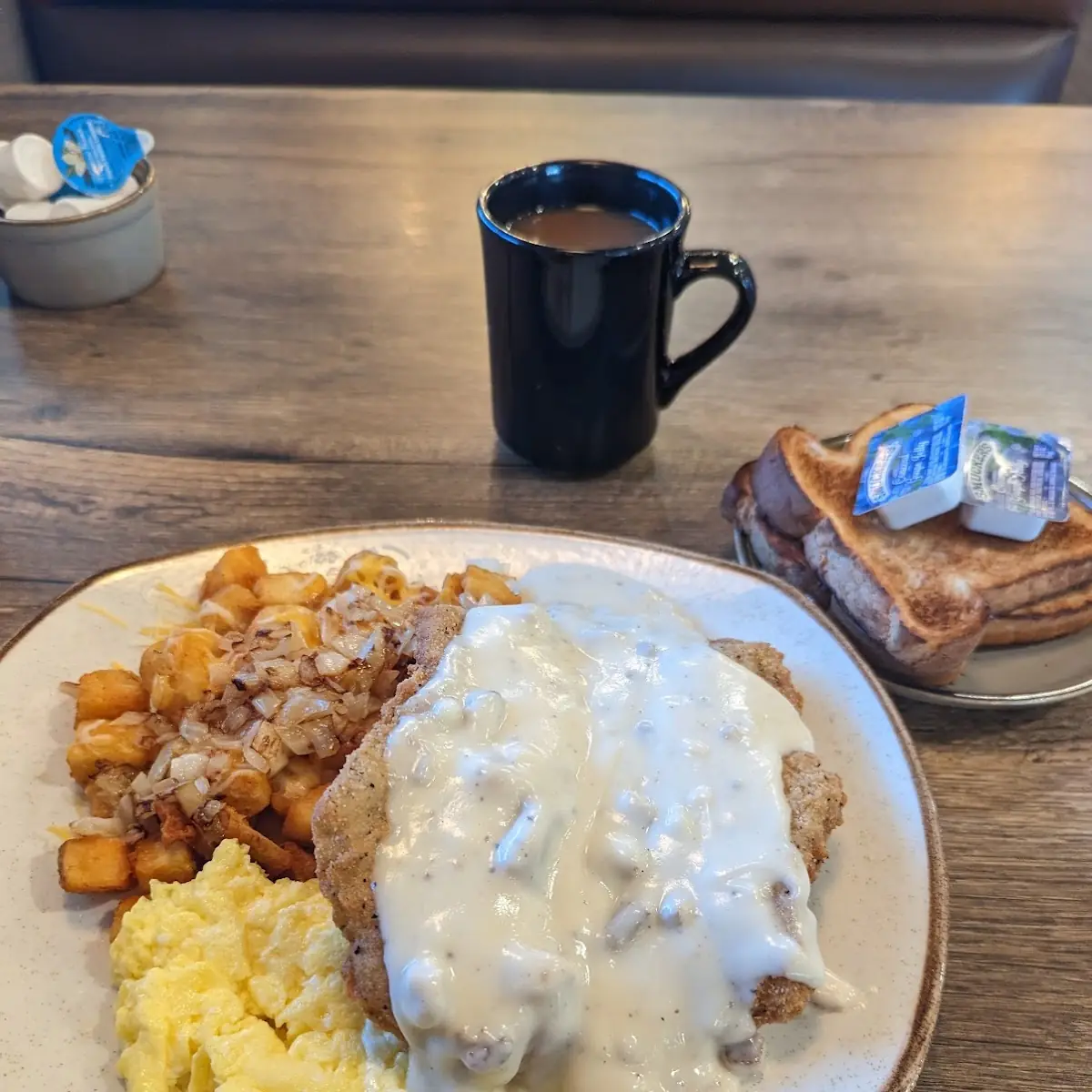 Chicken Fried Steak and Eggs