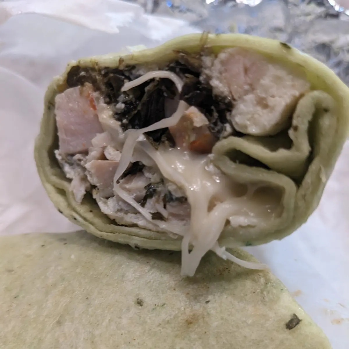 Egg White and Turkey and Cheese Wrap