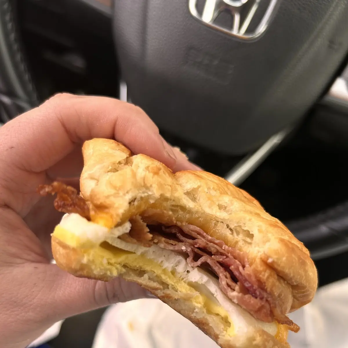 Double Smoked Bacon Egg and Cheese Sandwich