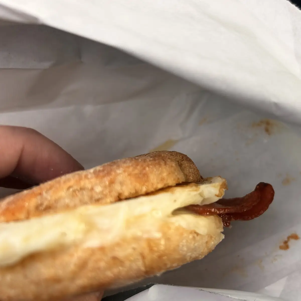 Egg White Turkey Bacon Breakfast Sandwich