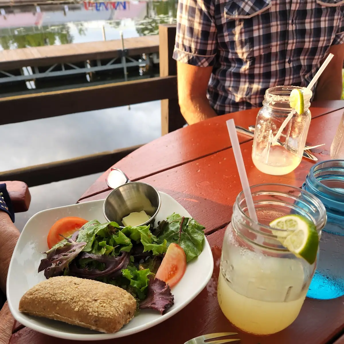 Salad and Margarita