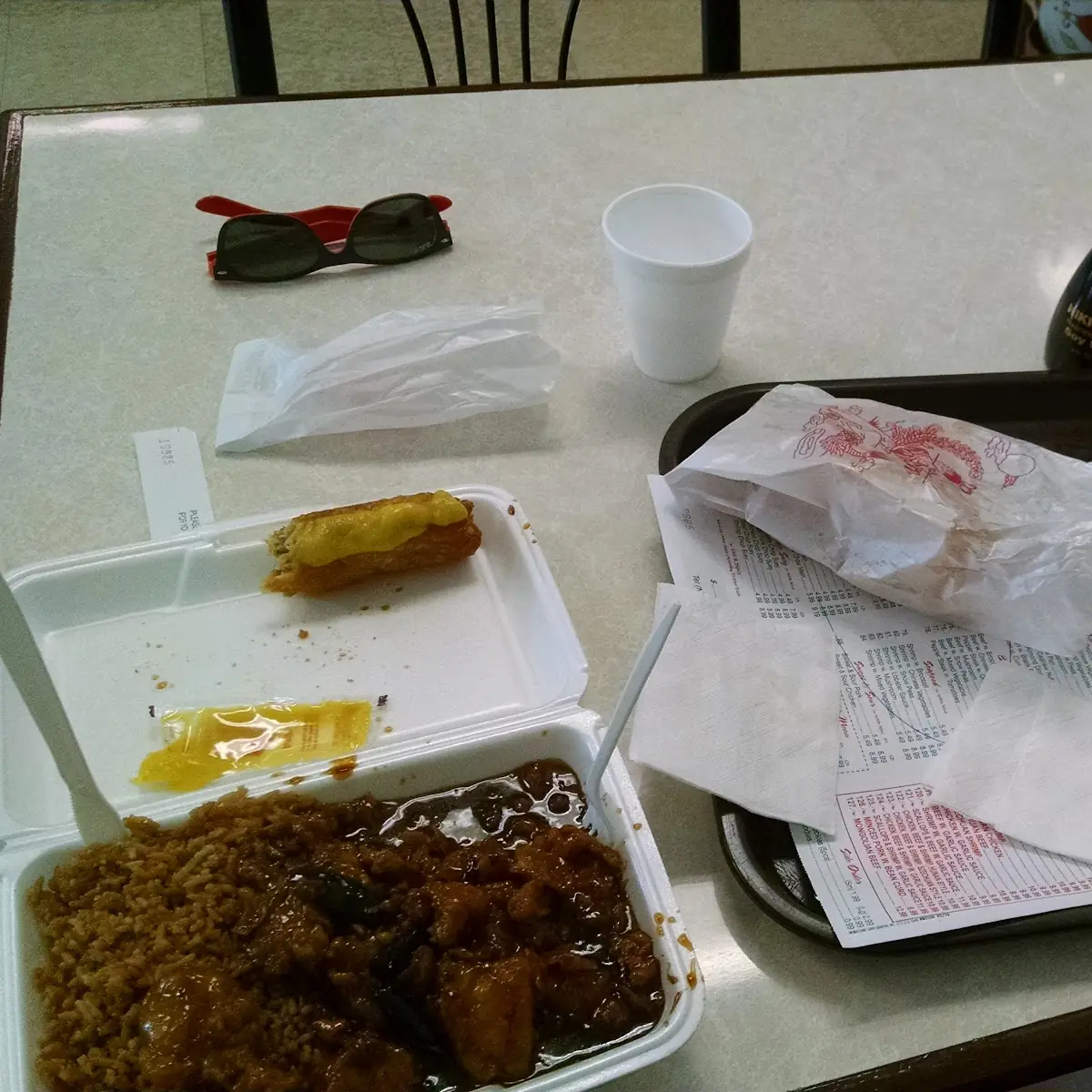 General TSO's Chicken and Beef and Broccoli