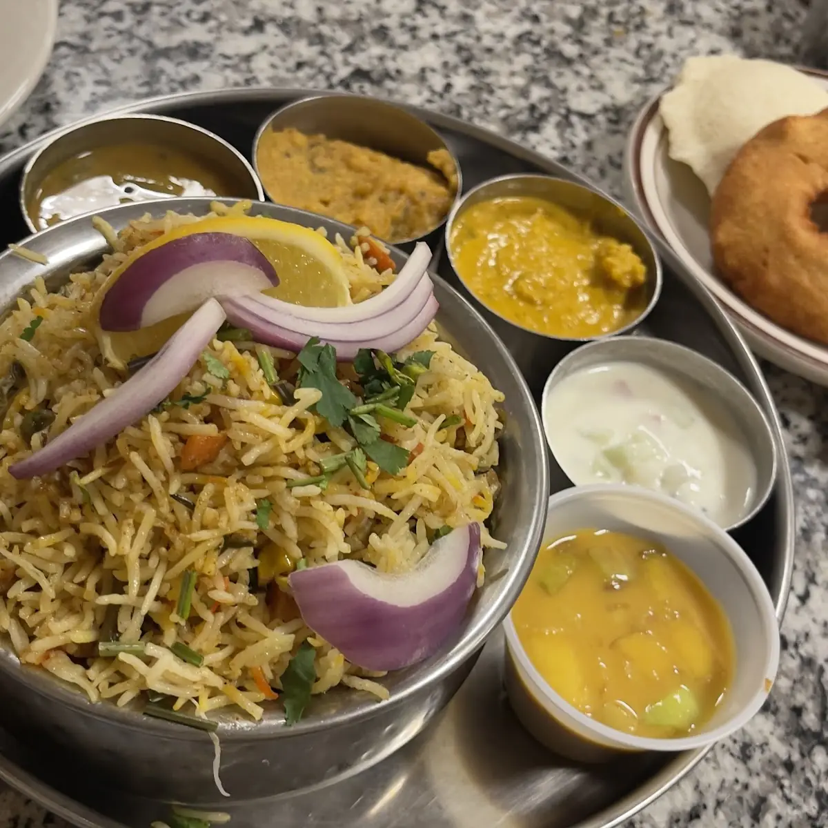 VEGETABLE BIRYANI THALI