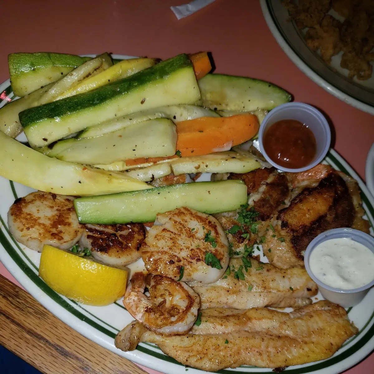 Broiled Seafood Platter