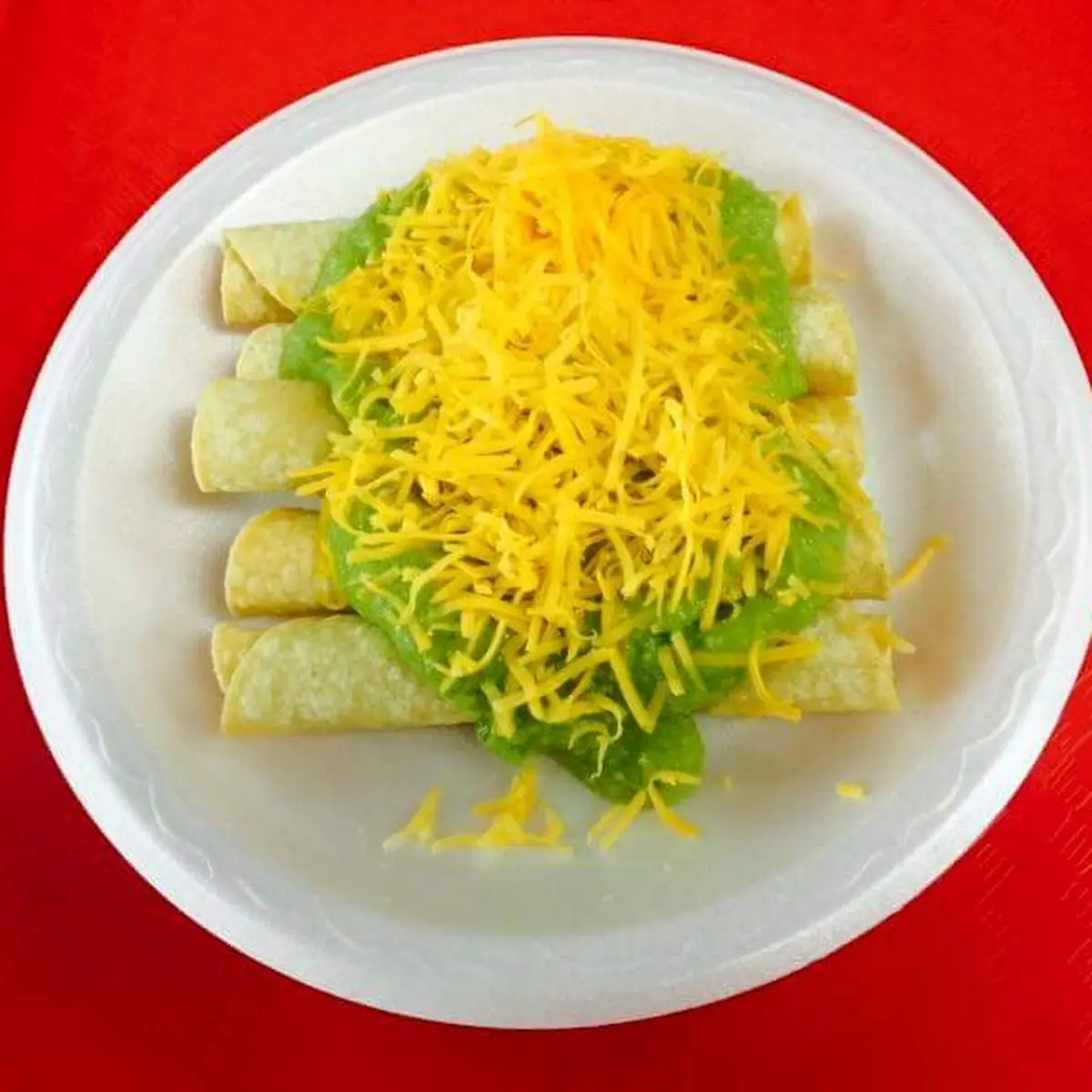 Roll Tacos Con Guacamole