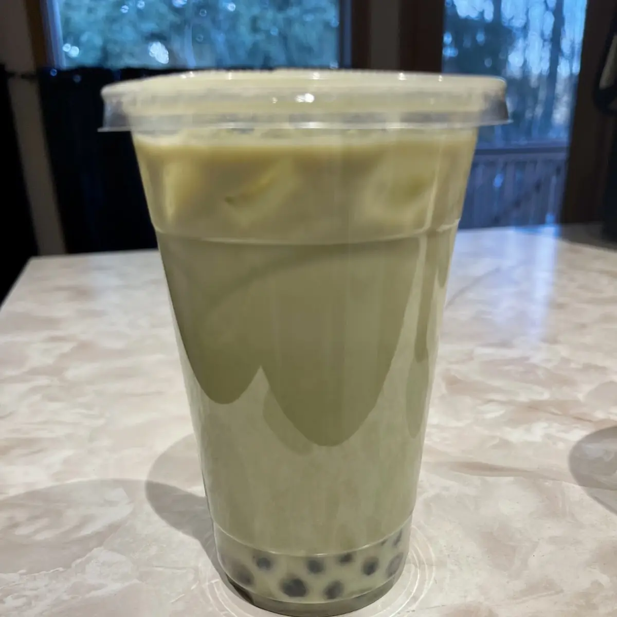 Green Tea w Boba