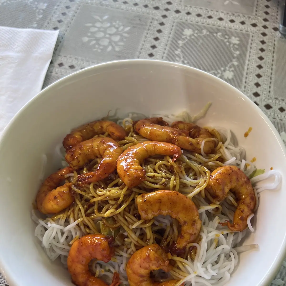 Vermicelli Grilled Shrimp