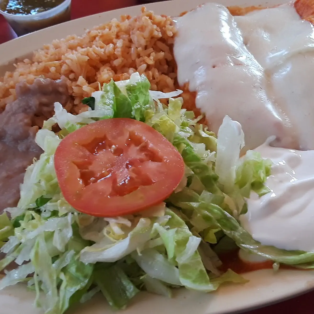 Enchilada Plate