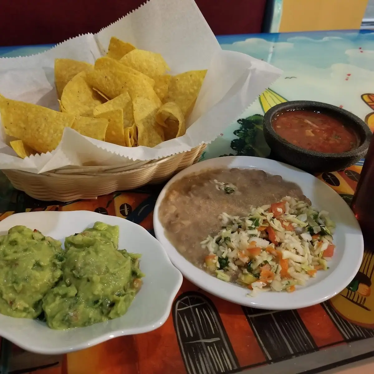 Chips Salsa and Guacamole