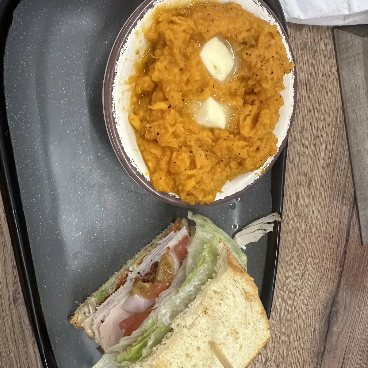 Smashed Sweet Potato
