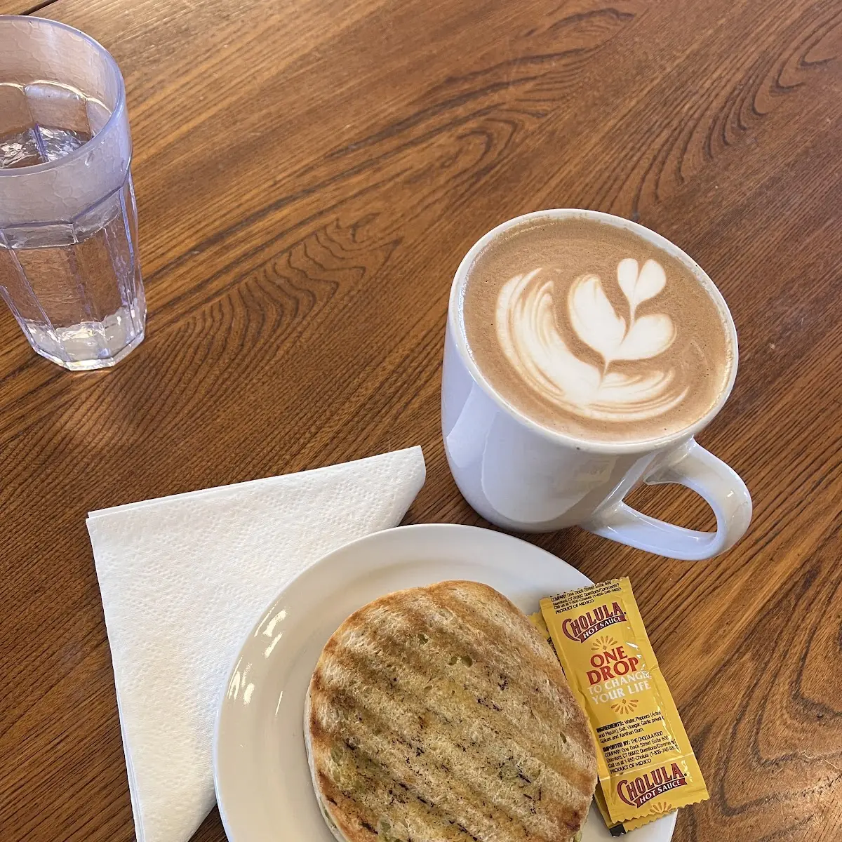 Chicken Pesto and a Latte