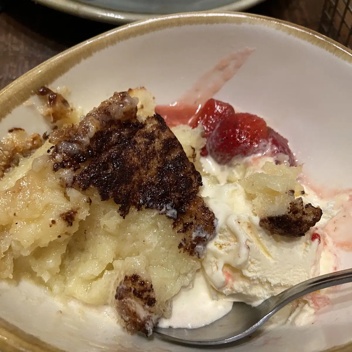 White Chocolate Bread Pudding