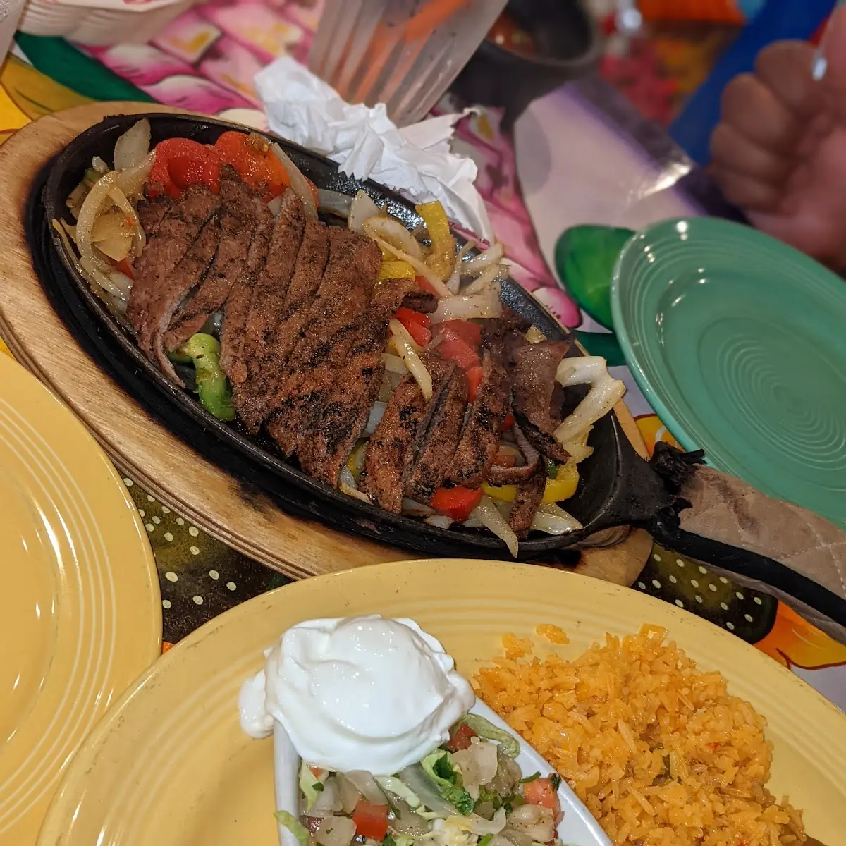 Steak Fajita with Rice