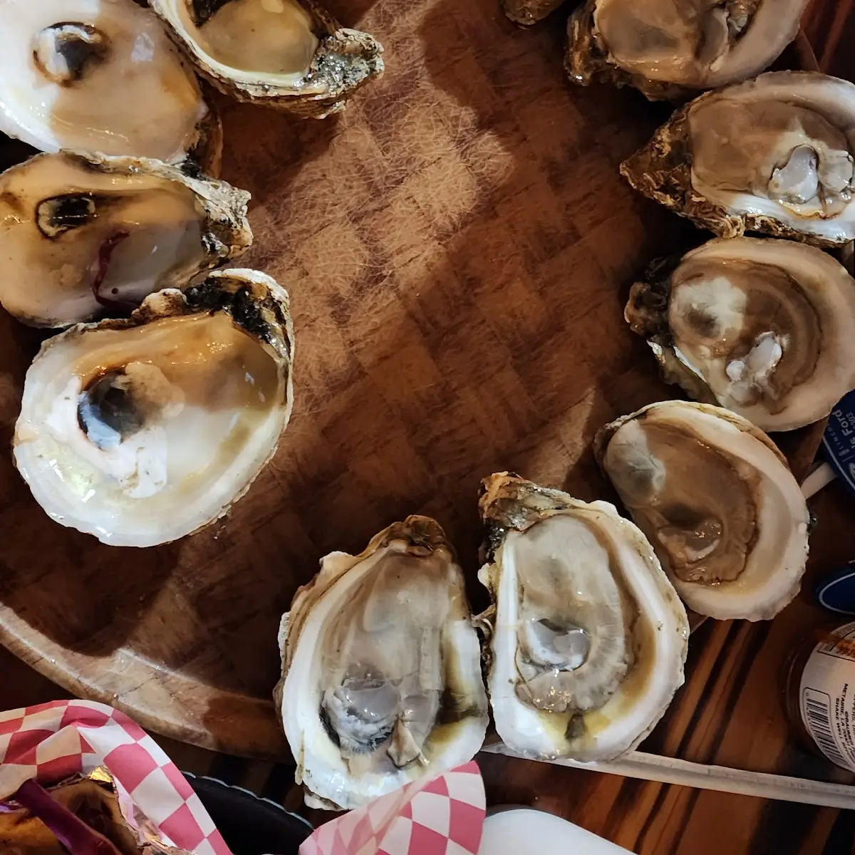 Raw Oysters Non Farmed