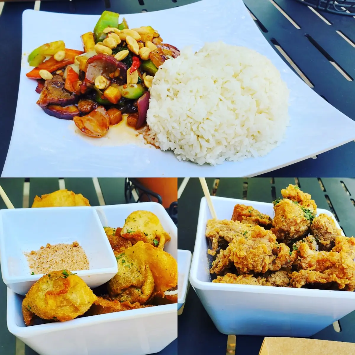 Mongolian Pork & Cajun Chicken Bites