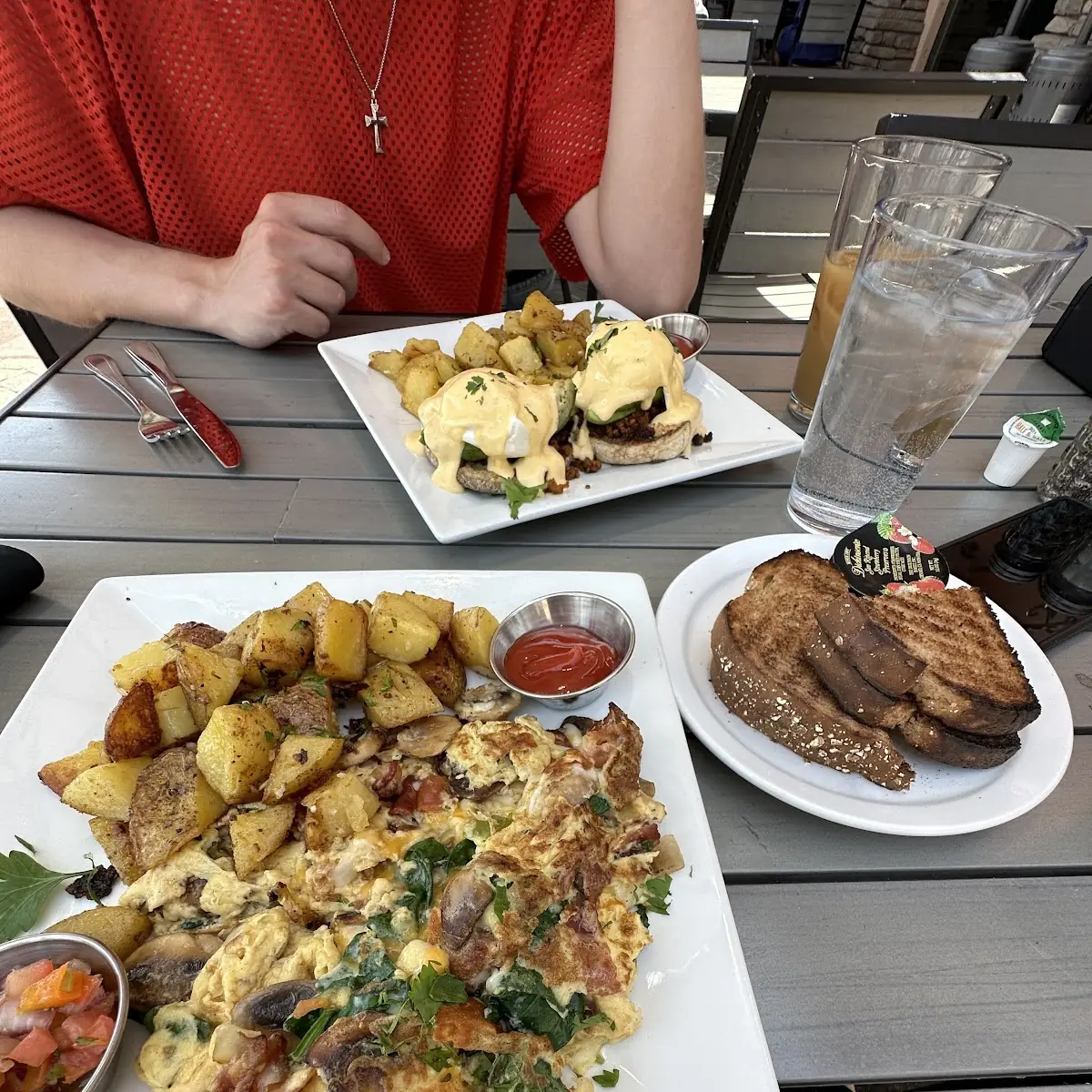 Sam’S Skittles and Eggs Benedict