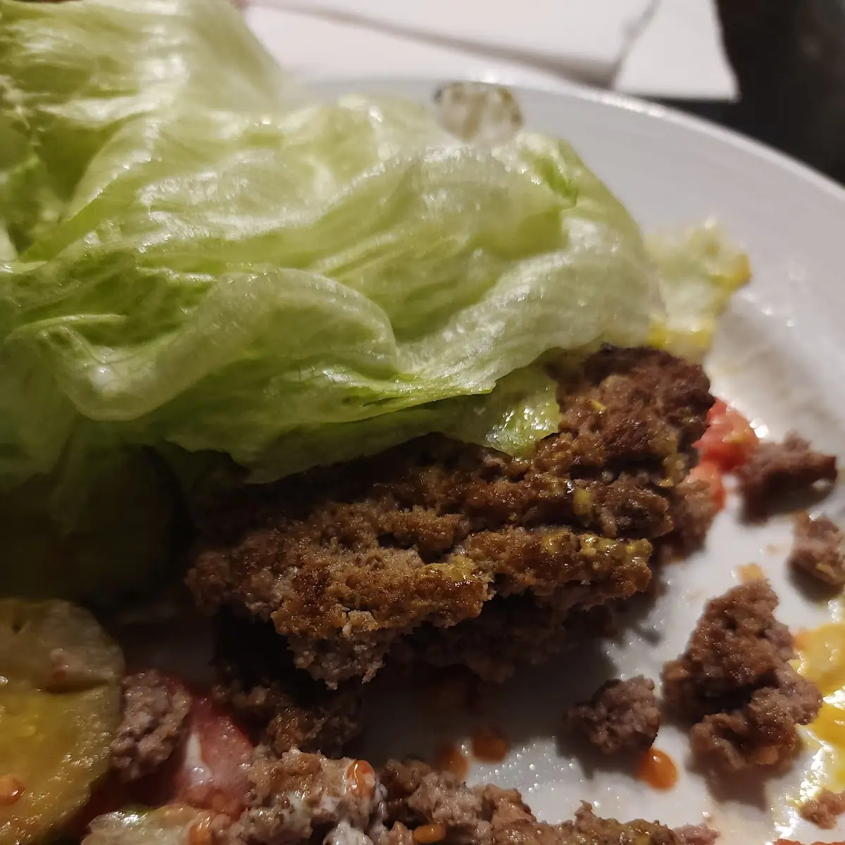 Bacon Burger Lettuce Wrap They Forgot to Add Bacon