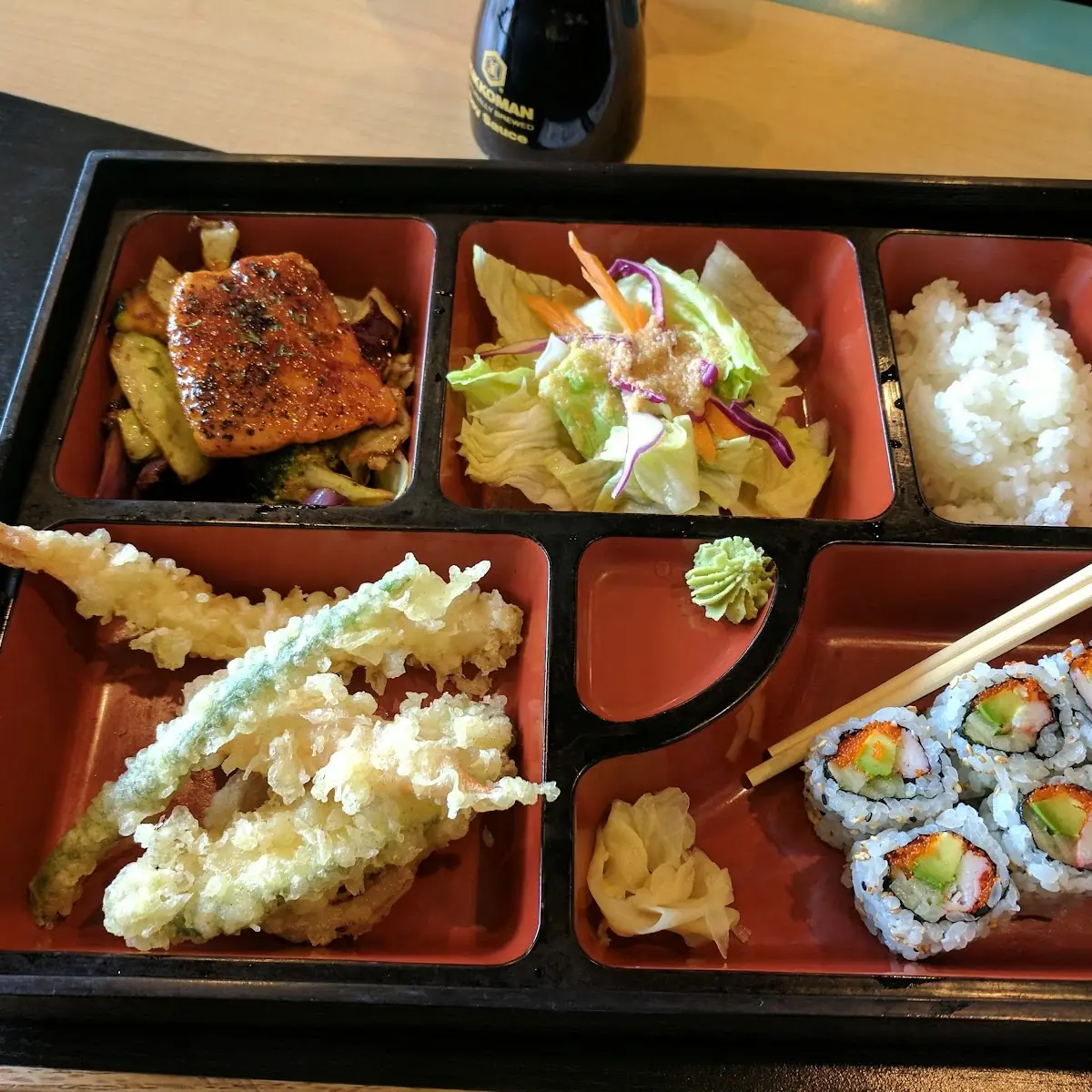Salmon Bento Box