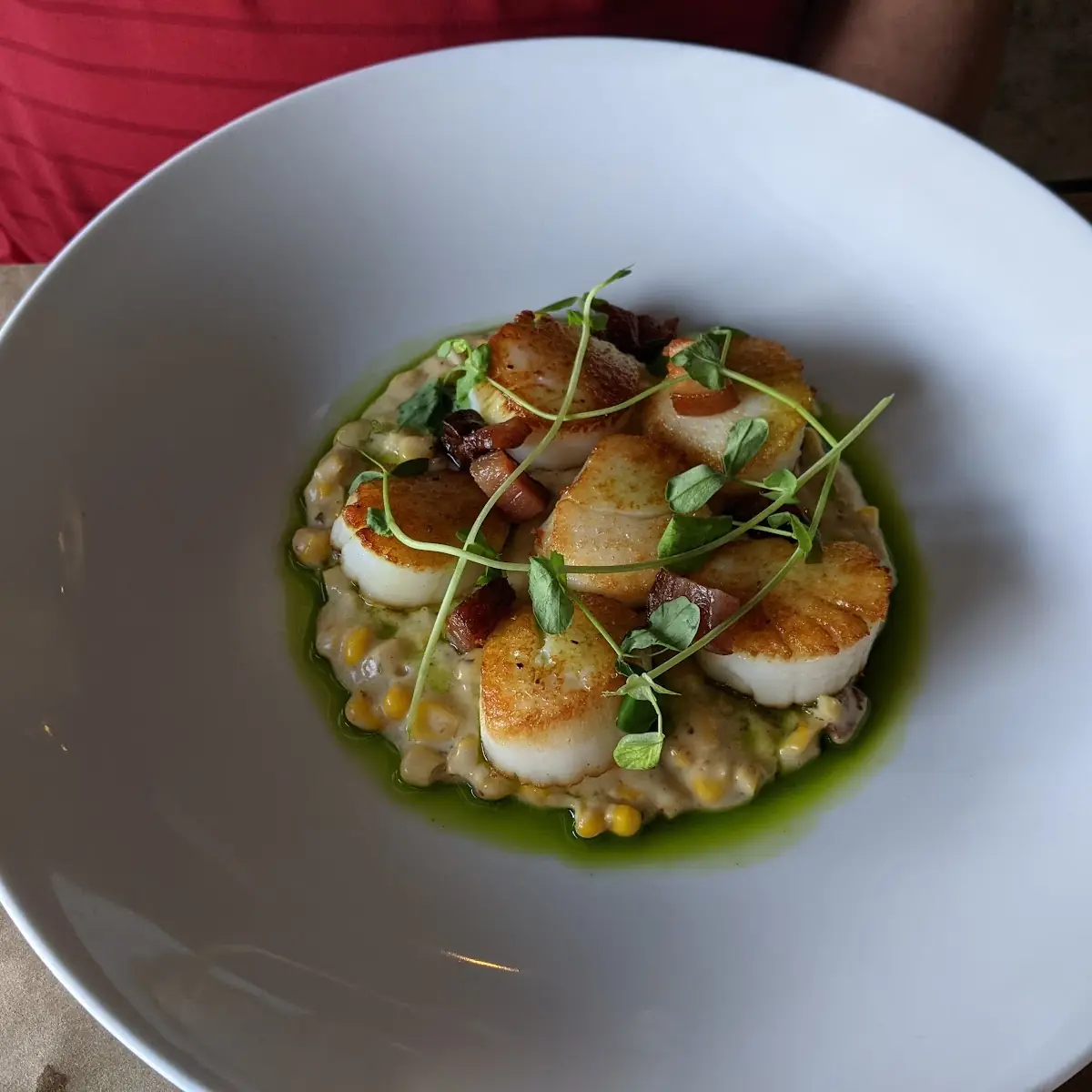 Pan Seared Scallops