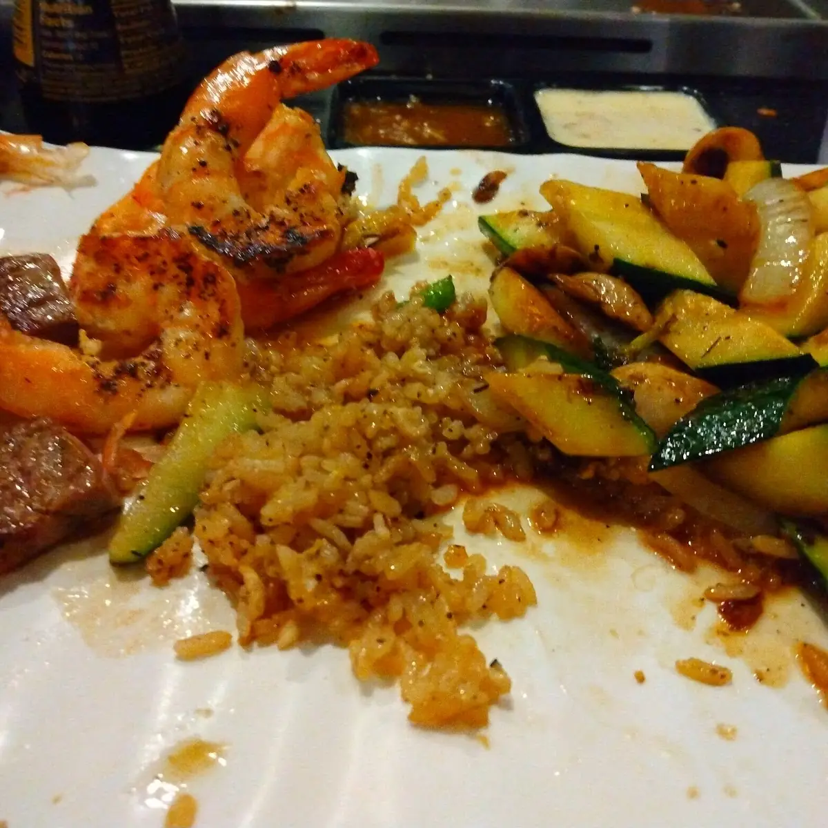 Hibachi Steak and Shrimp
