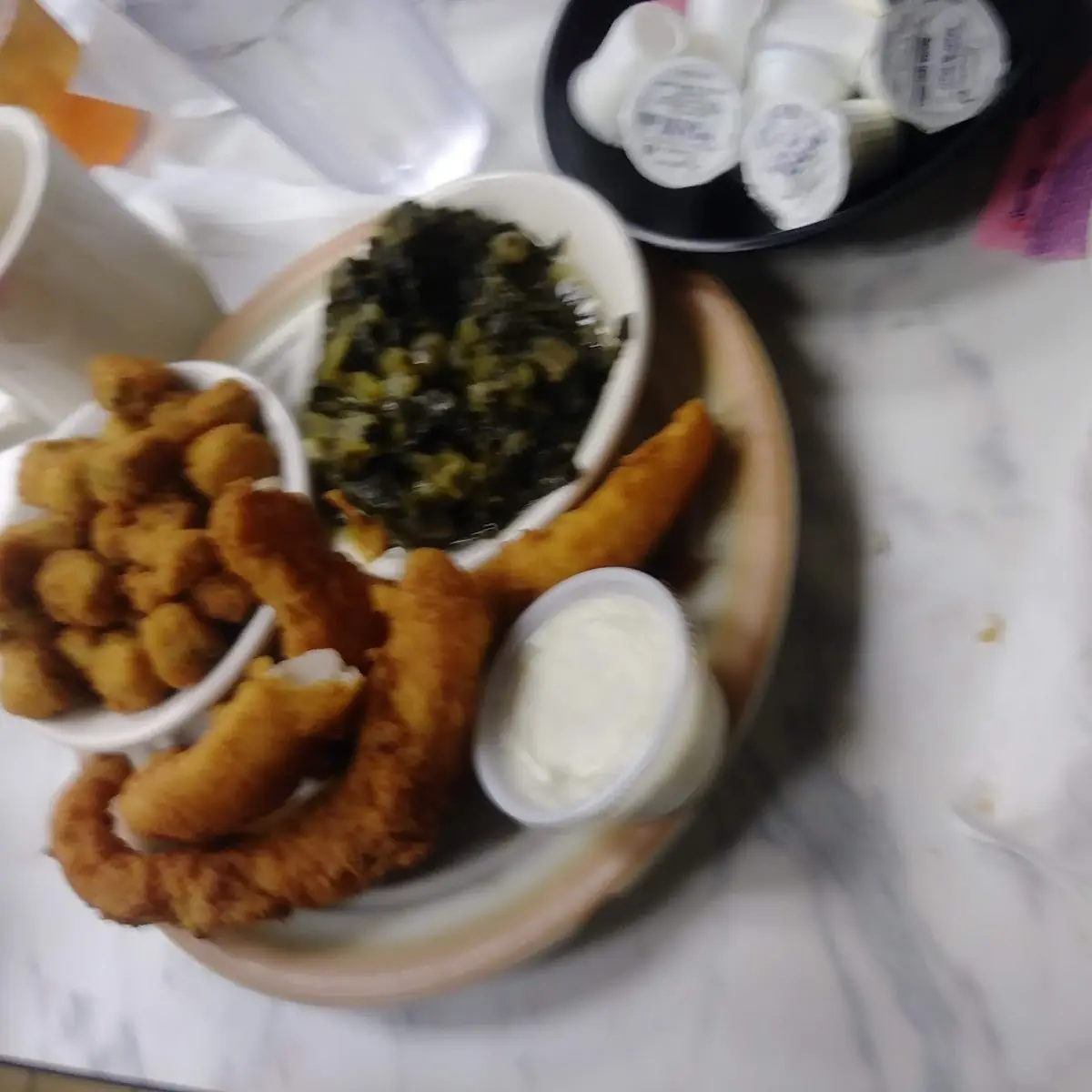 Flounder or Perch Sandwich