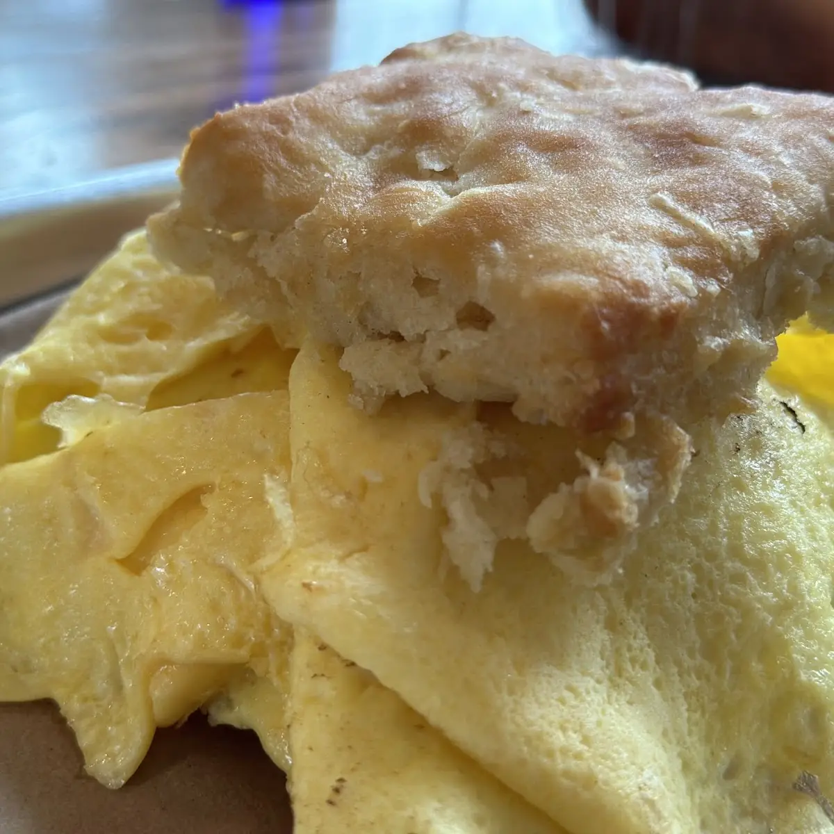Egg and Cheese Biscuit Sandwich