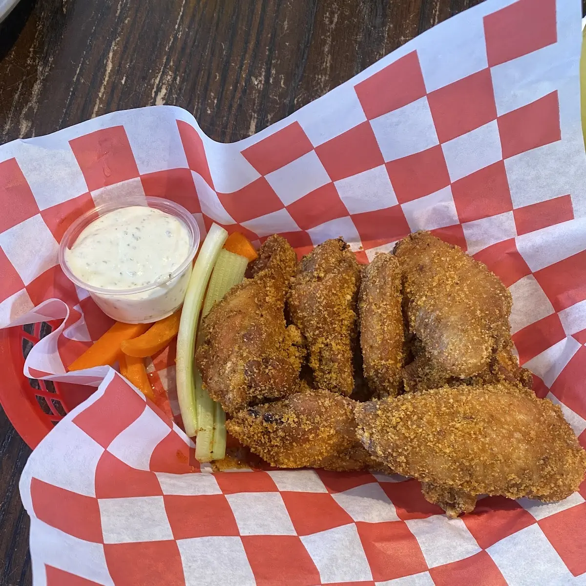 Brown Sugar Old Bay Wings