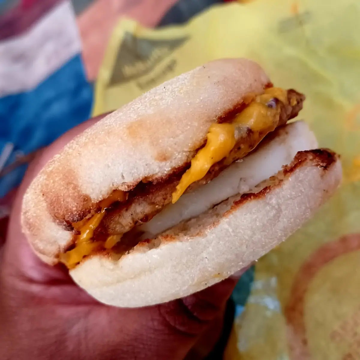Sausage Egg Mcmuffin with Cheese