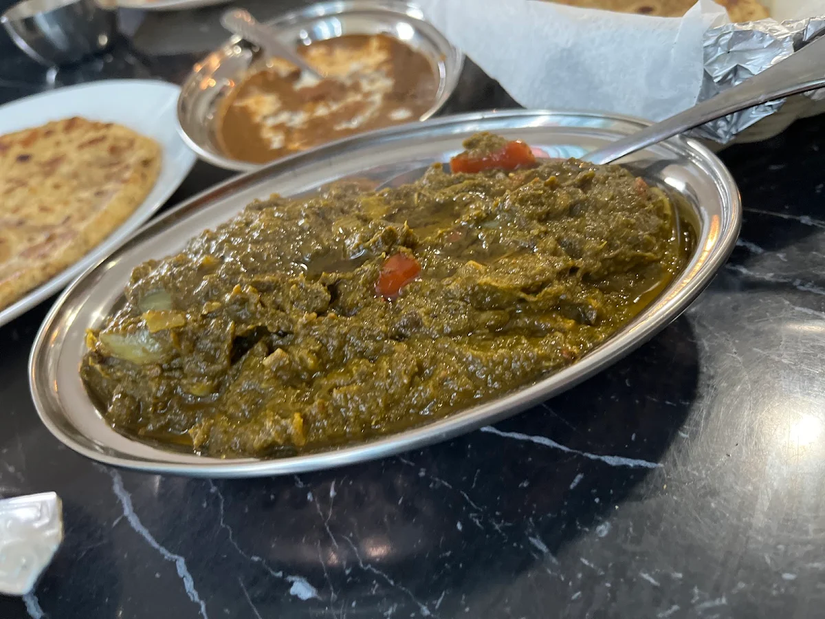 Saag Goat, Punjabi Tadka Indian Kitchen (Restaurant)