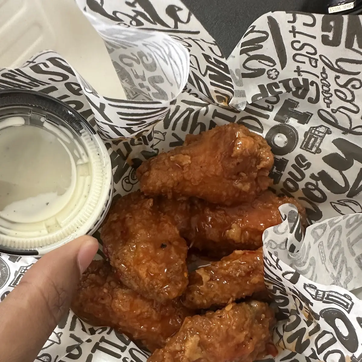 4pc Chicken Wings Meal