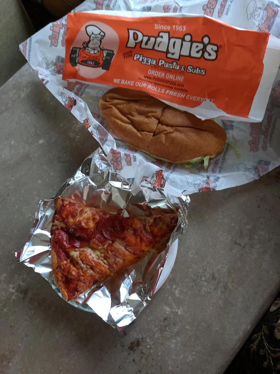 Italian Sub and Pizza Slice