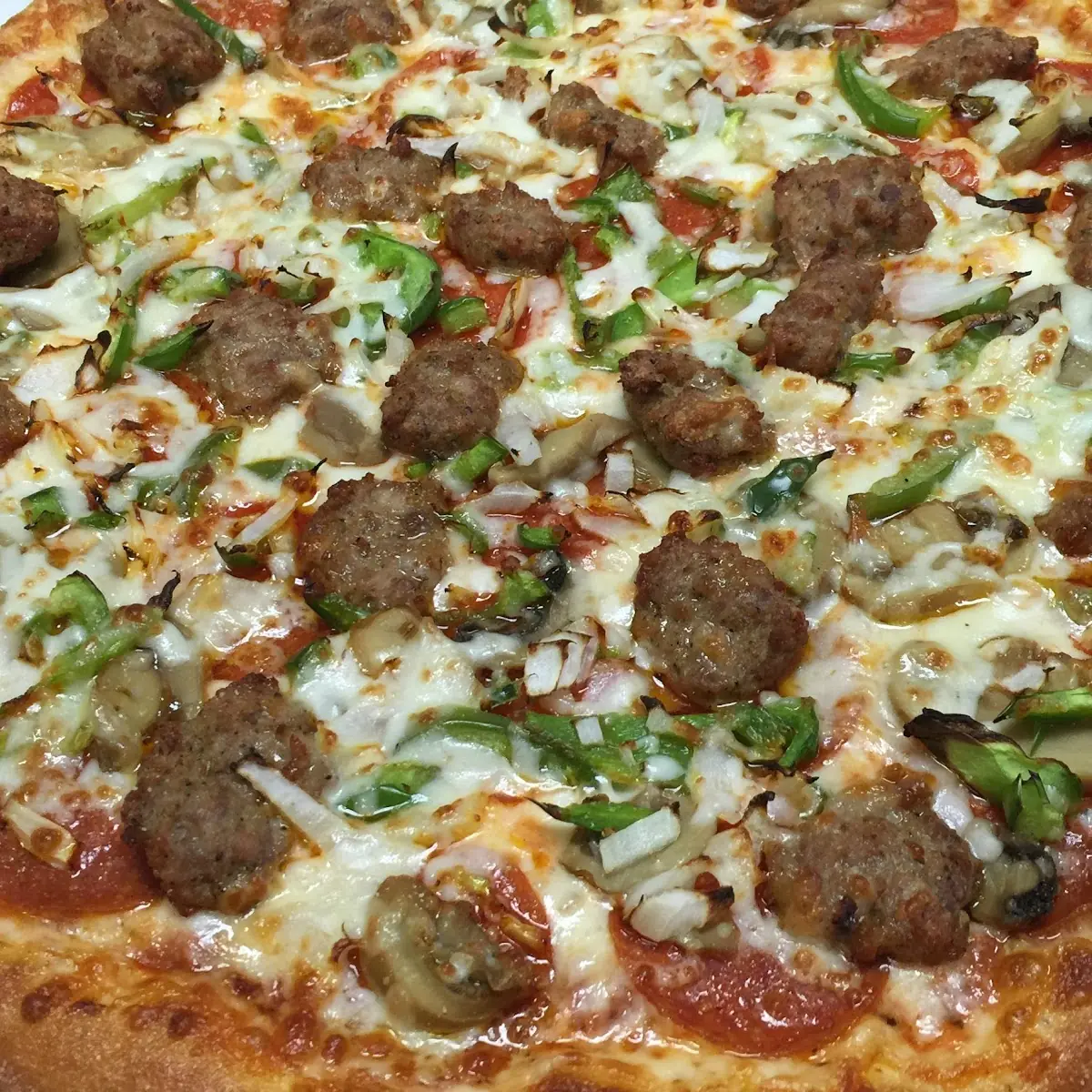 Meatballs Pizza