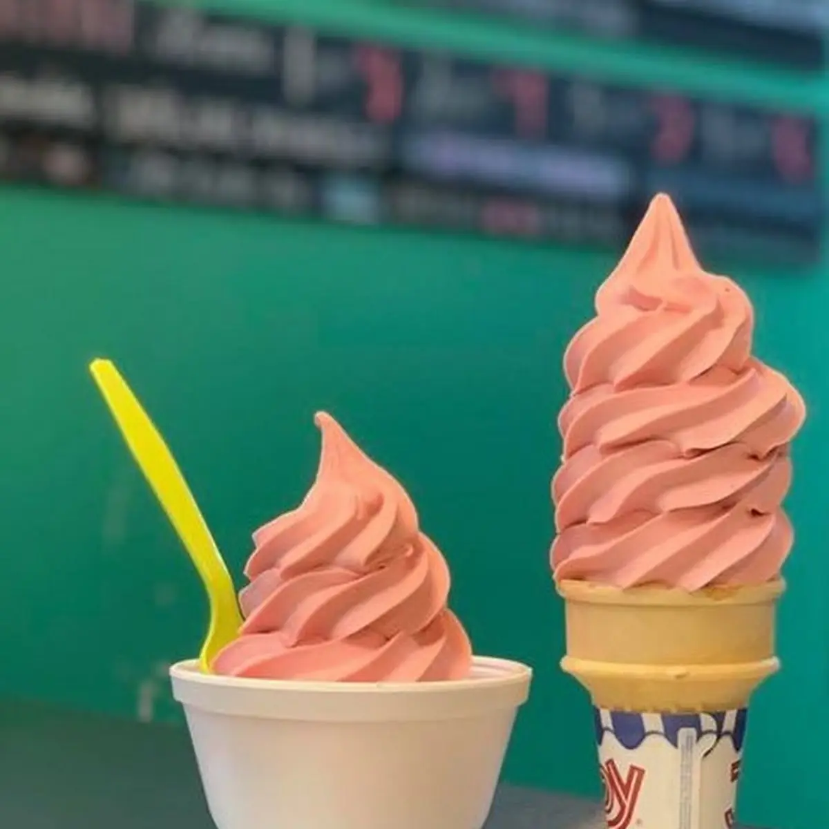 Raspberry Fruit True Soft Serve