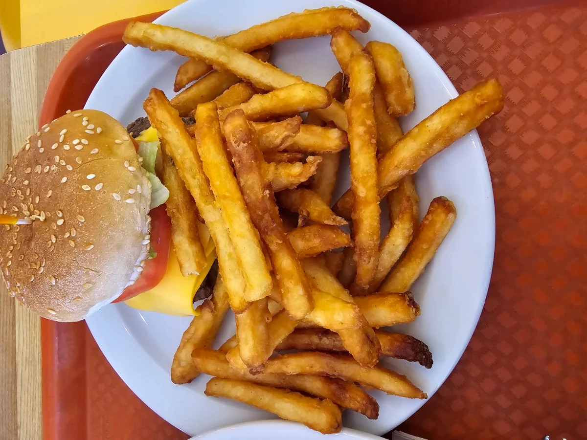 Burger and Fries