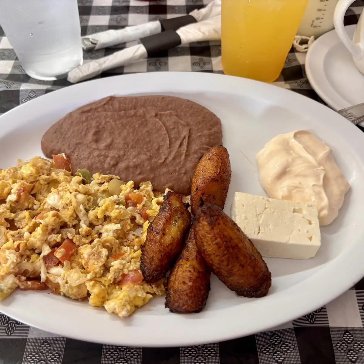 Desayuno Tipico Salvadoreno