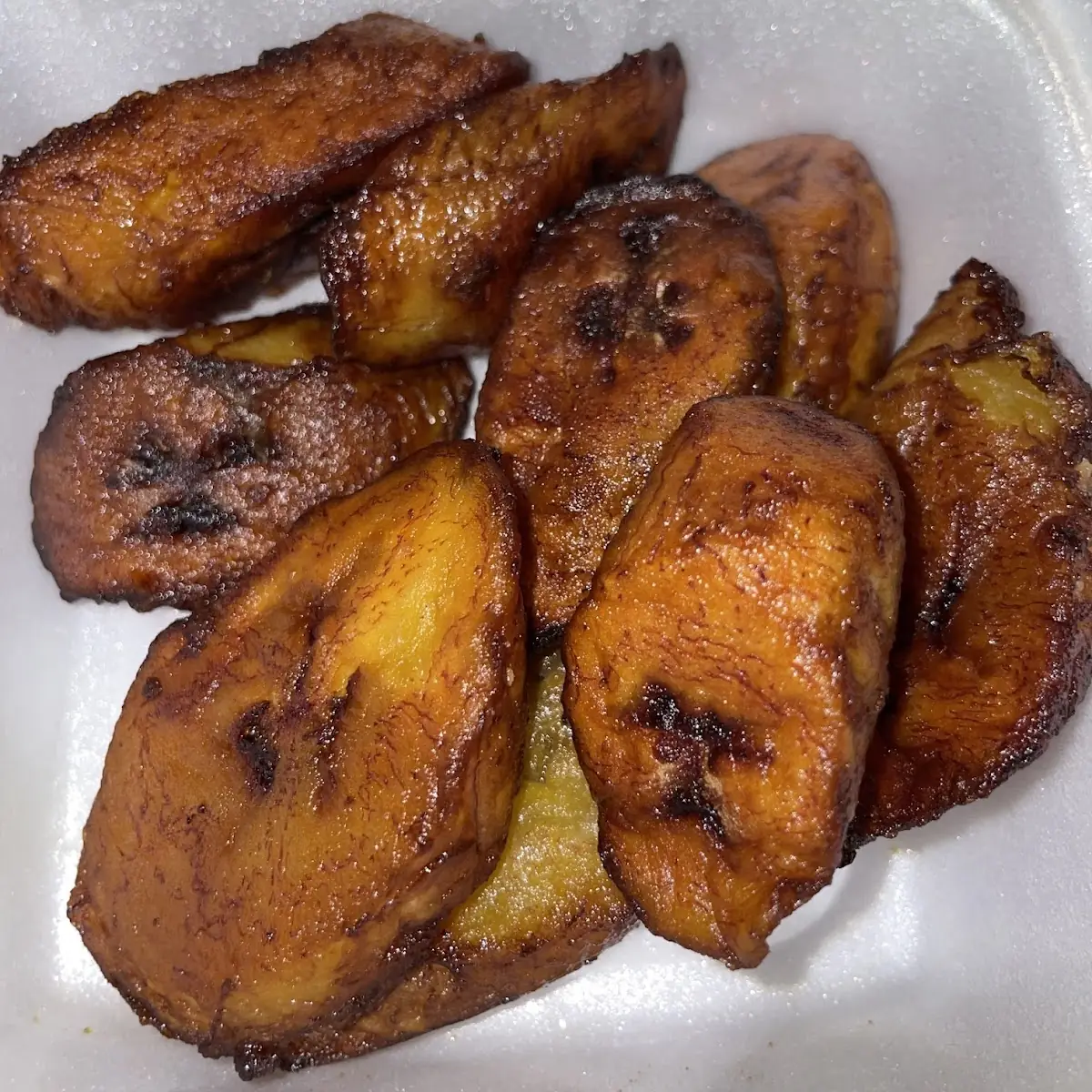 Flatten Fried Plantains Tostones
