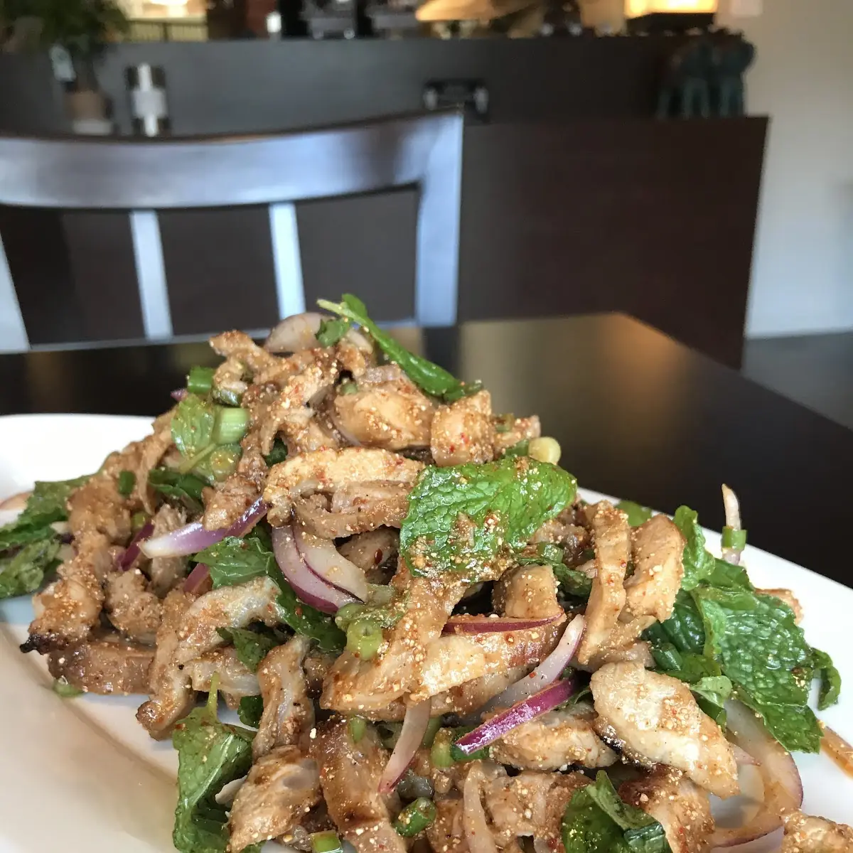 Nam Tok Beef or Pork Salad