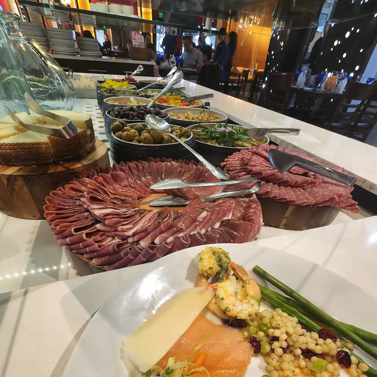 Cold Salad Bar Area