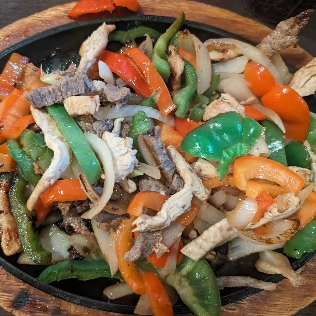 Chicken and Steak Fajitas