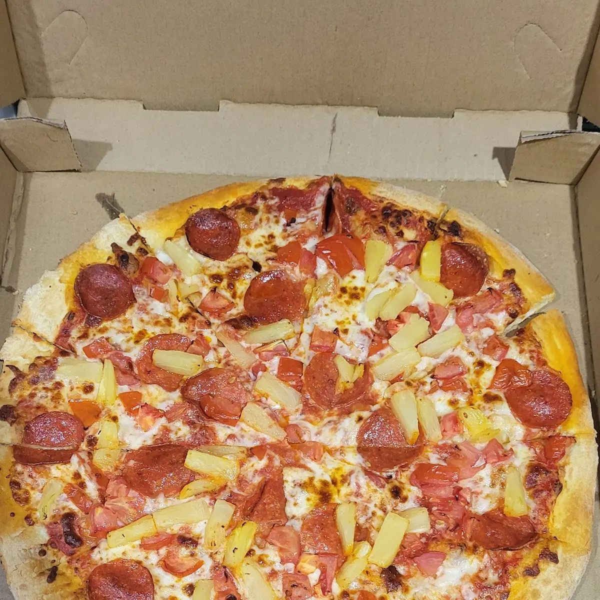 Hawaiian Pizza Sub Pepperoni for Ham