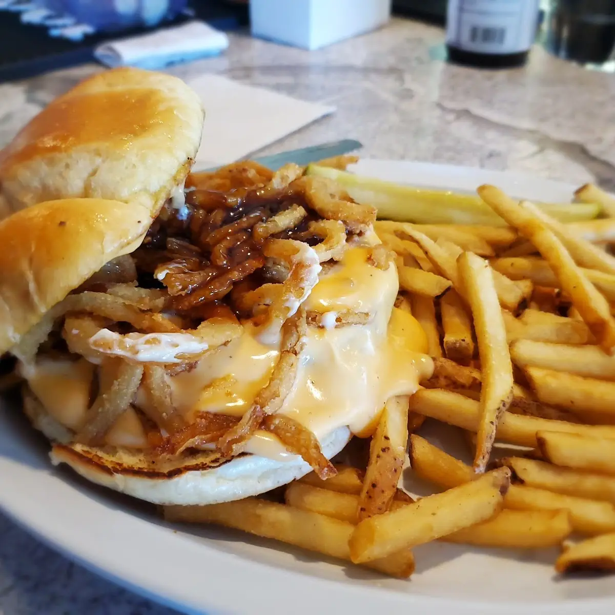 Irish Car Bomb Burger