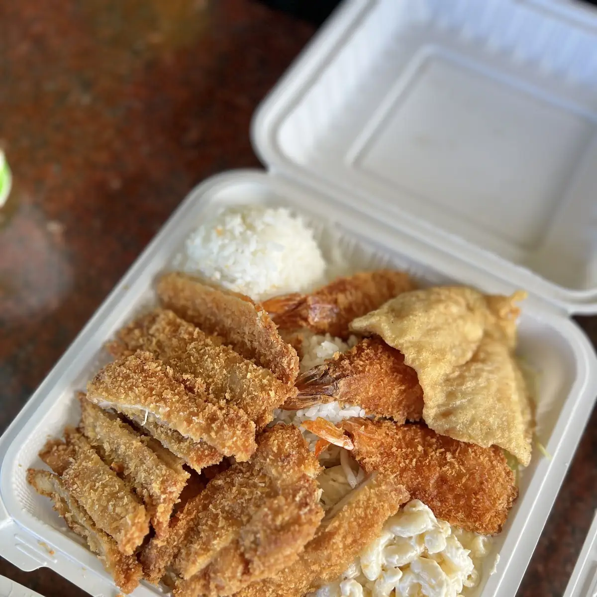Katsu Chicken Seafood Combo